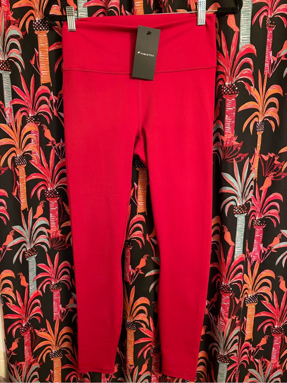 Fabletics Bright Red High-Rise Leggings